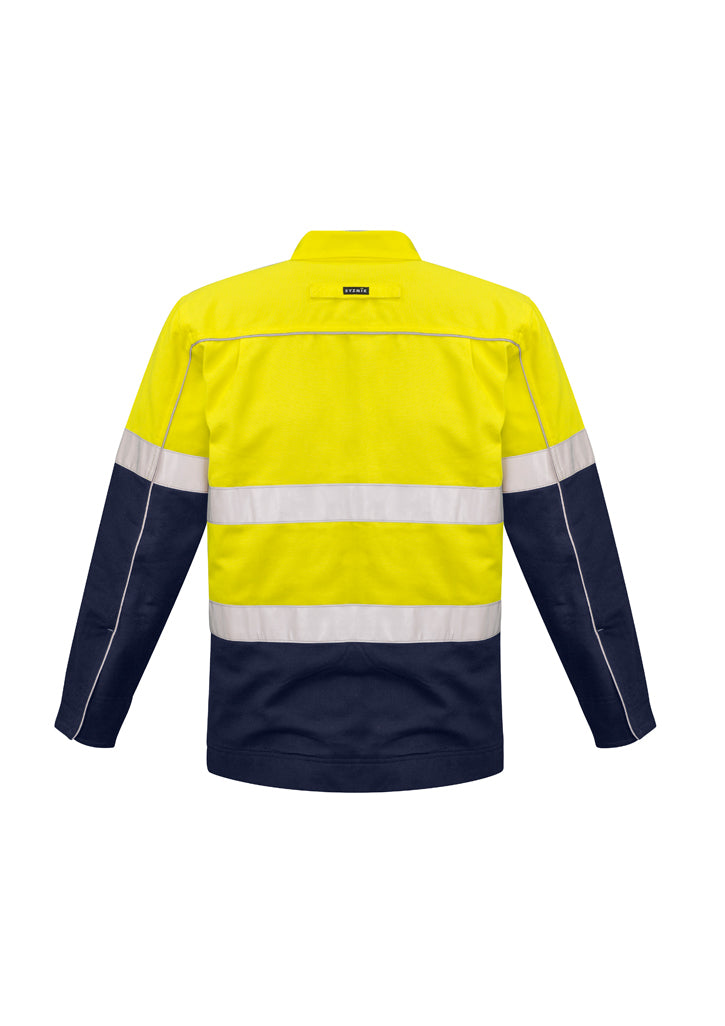 Syzmik Men's HiVis Cotton Drill Jacket - ZJ590