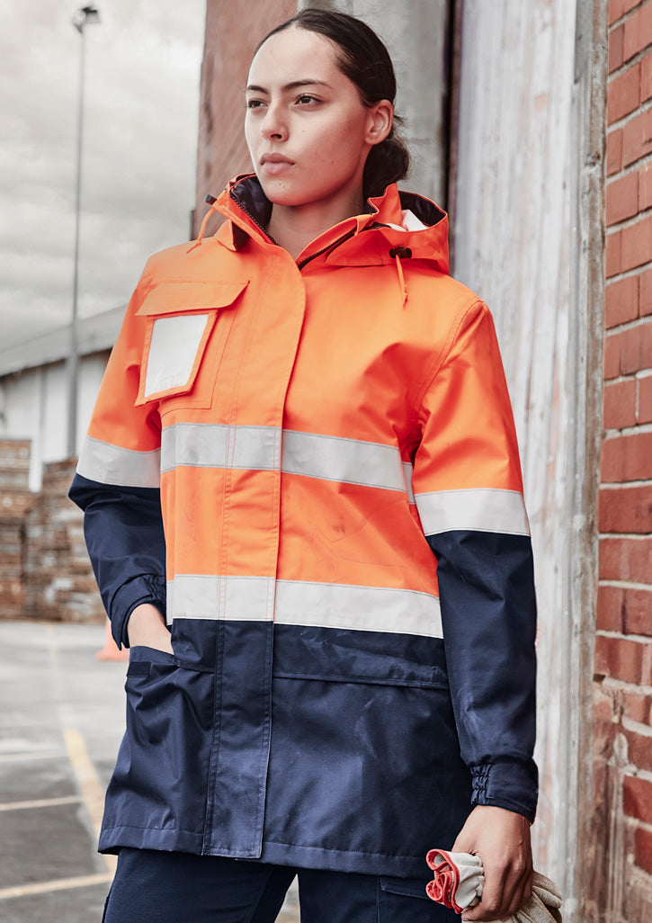 Syzmik Women's HiVis Ultralite Waterproof Jacket - ZJ757