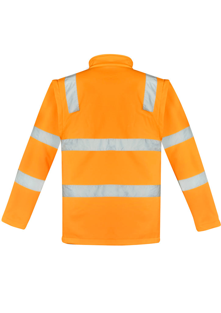 Syzmik Unisex HiVis Vic Rail 2 in 1 Softshell Jacket