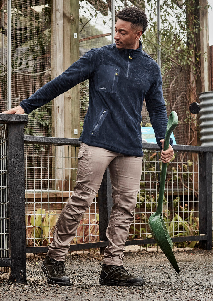 Syzmik Men's Streekworx Stretch Waist Comfort Pant - Khaki