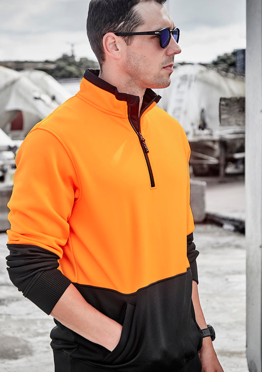 Syzmik Unisex HiVis 1/4 Zip Pullover - ZT476