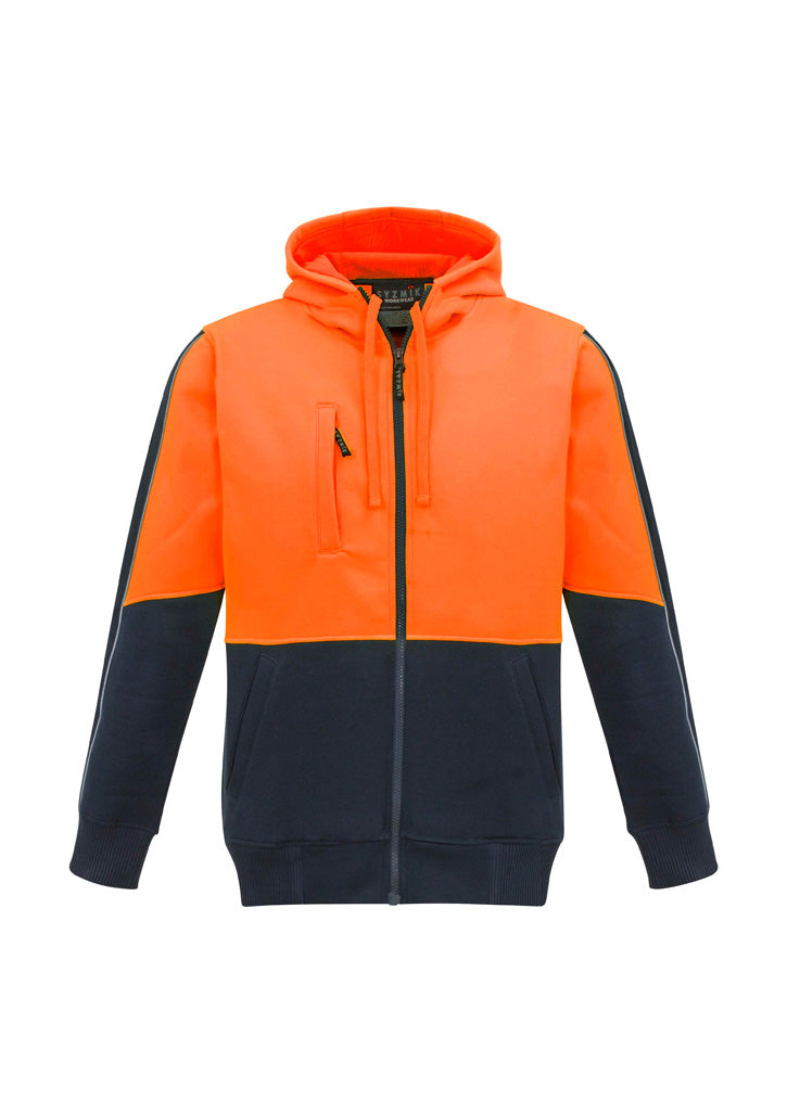 Syzmik Unisex HiVis Full Zip Hoodie - ZT485