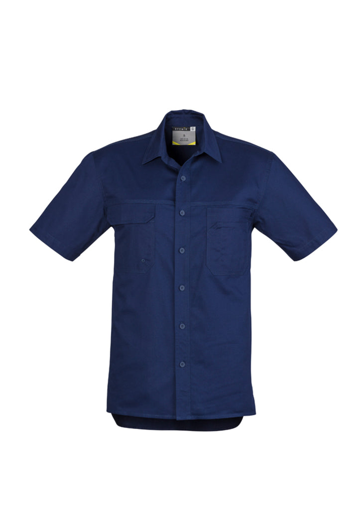 Syzmik Men's Lightweight Tradie Short Sleeve Shirt - ZW120