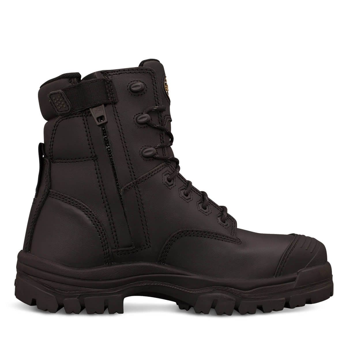 Oliver AT45-645Z Composite Toe Zip Sided 150mm Boot - Black