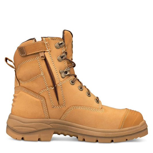 Oliver AT55-332Z Series 150mm Zip Sided Boot - Wheat
