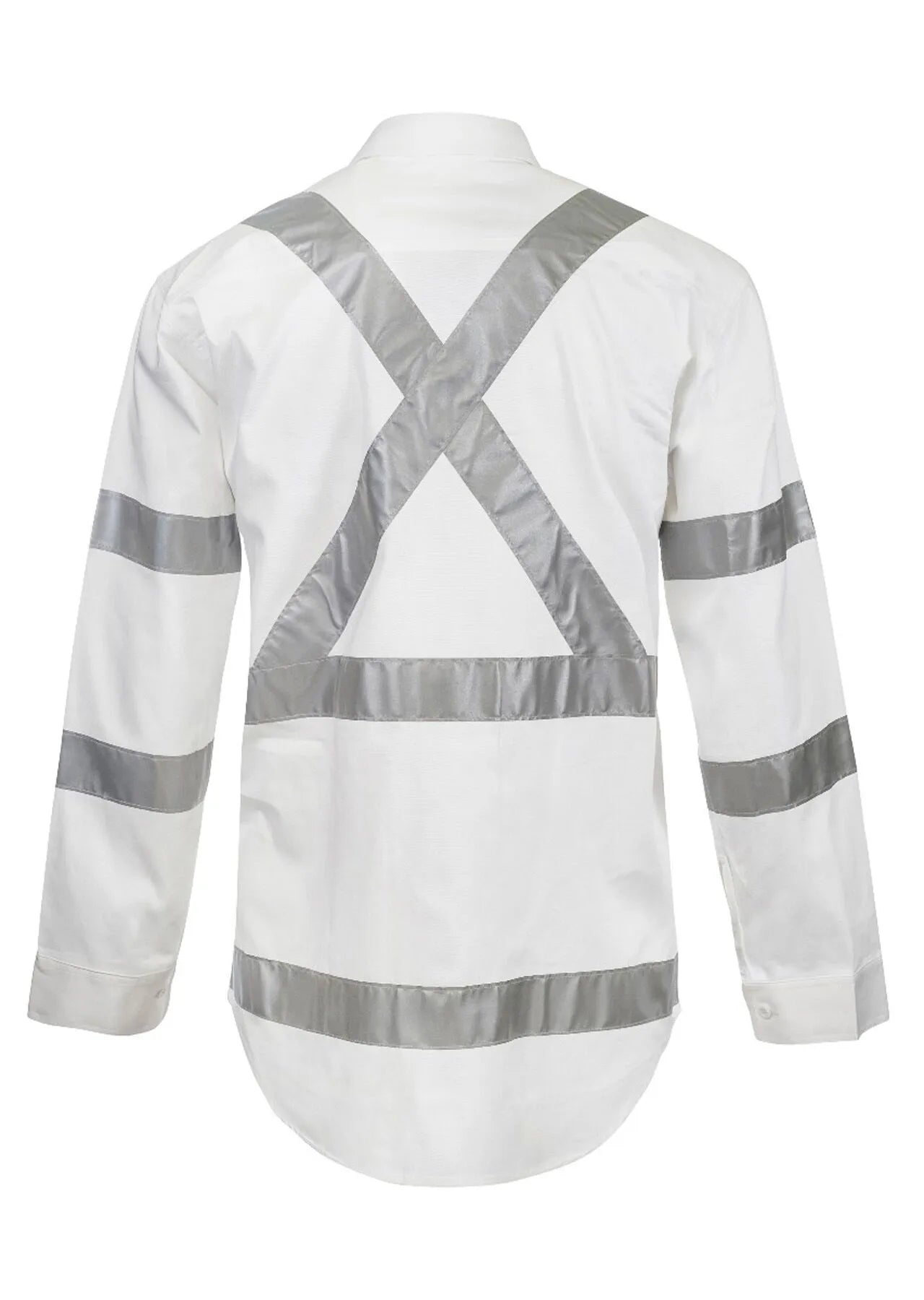 Workcraft Night White HiVis X Back Shirt