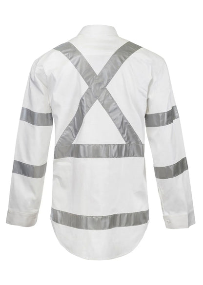 Workcraft Night White HiVis X Back Shirt