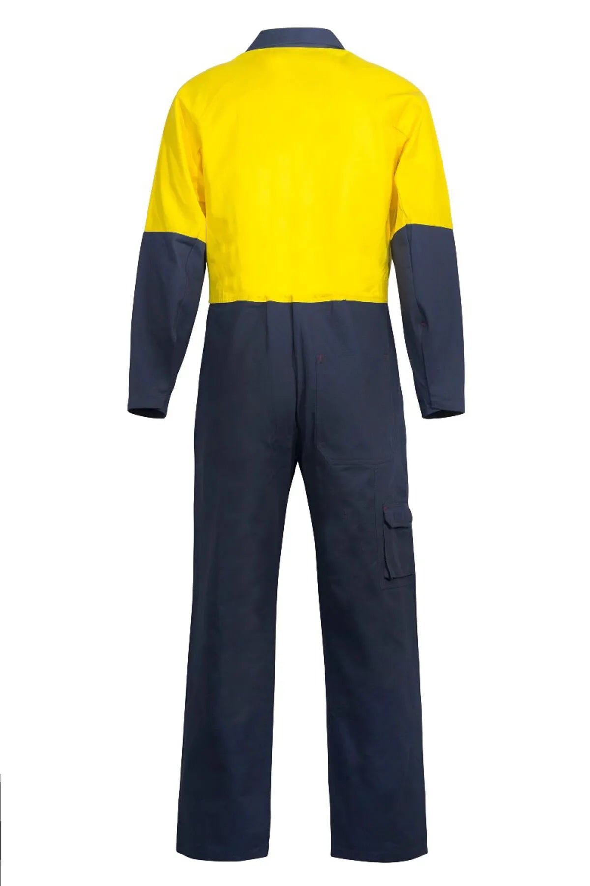 Workcraft HiVis Cotton Drill Coveralls - Long