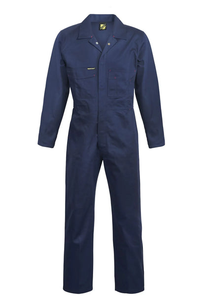 Workcraft Cotton Drill Coveralls - Navy