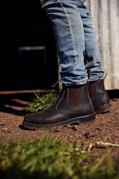 Mongrel K9 Elastic Sided Non-Safety Boot - Claret