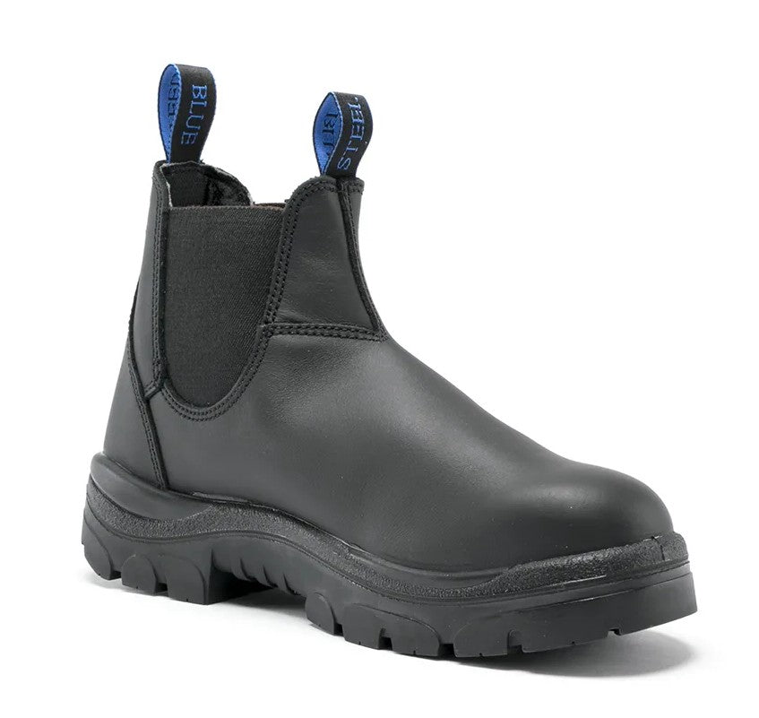 Steel Blue Hobart Elastic Sided Soft Toe Boot
