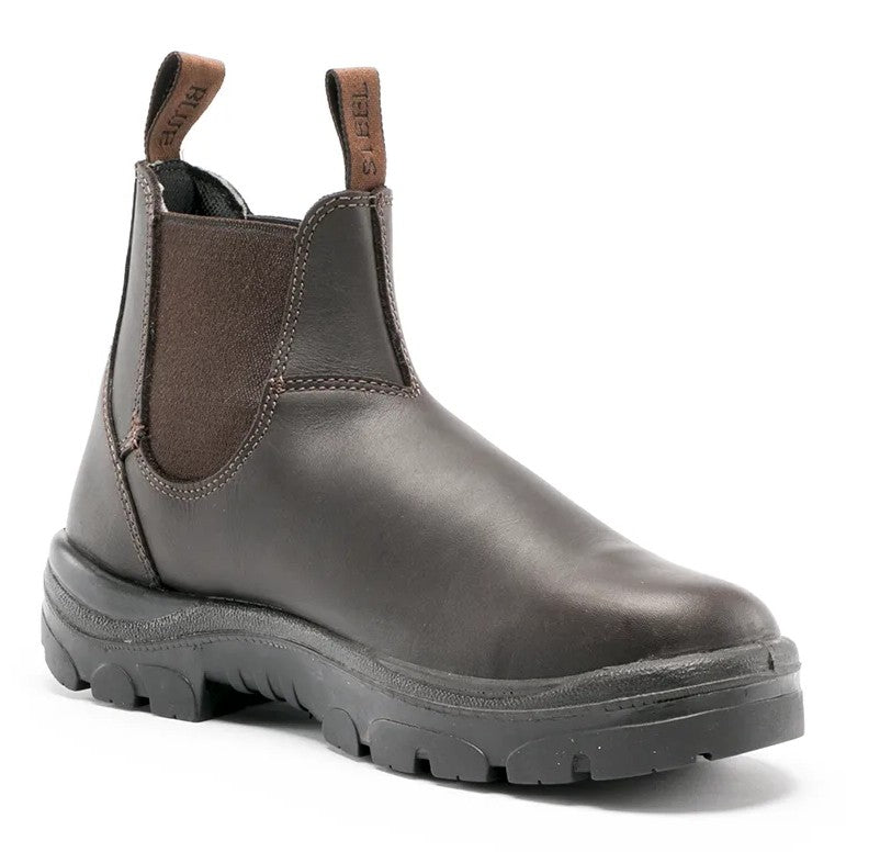 Steel Blue Hobart Elastic Sided Soft Toe Boot