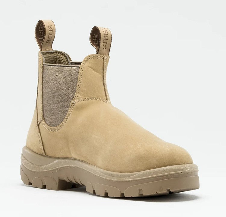 Steel Blue Hobart Elastic Sided Soft Toe Boot