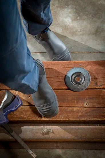 Steel Blue Hobart Elastic Sided Safety Boot