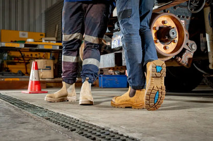 Steel Blue Hobart Elastic Sided Safety Boot