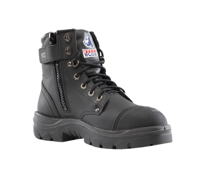 Steel Blue Argyle® High Ankle Zip Sided Safety Boot w/ Scuff Cap