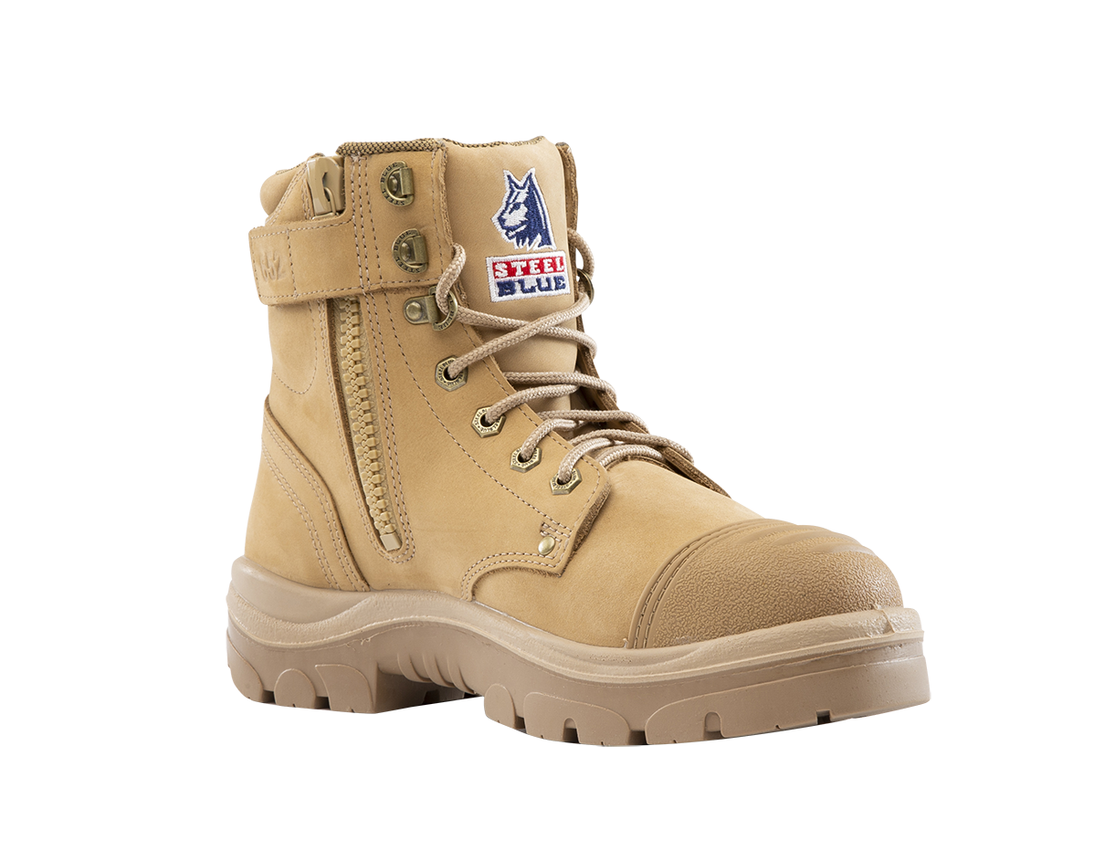 Steel Blue Argyle® High Ankle Zip Sided Safety Boot w/ Scuff Cap