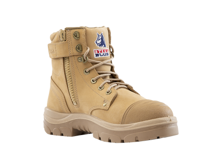 Steel Blue Argyle® High Ankle Zip Sided Safety Boot w/ Scuff Cap