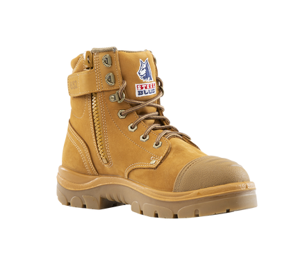 Steel Blue Argyle® High Ankle Zip Sided Safety Boot w/ Scuff Cap