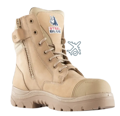 Steel Blue Southern Cross® Zip Sided Composite Toe Safety Boot