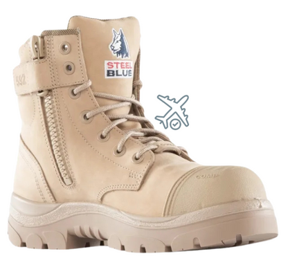 Steel Blue Argyle® High Ankle Zip Sided Composite Toe Safety Boot