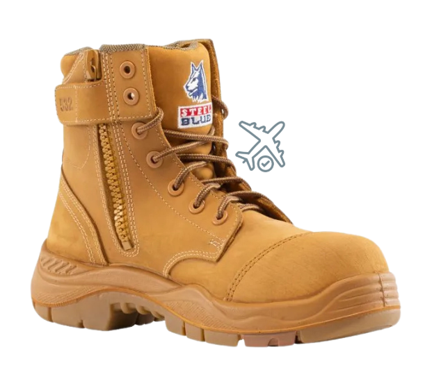 Steel Blue Argyle® High Ankle Zip Sided Composite Toe Safety Boot