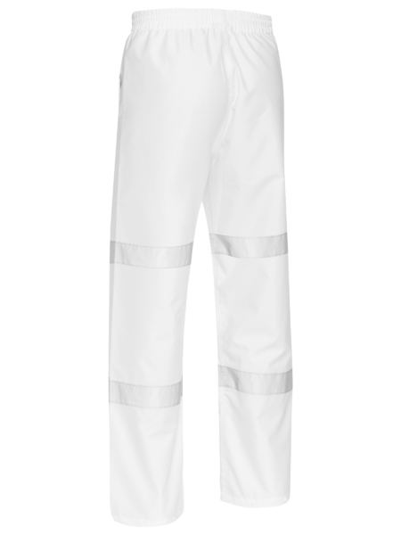 Bisley Night White HiVis Taped Shell Rain Pant