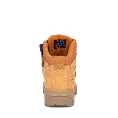 Oliver AT 45-630Z Composite Toe Zip Sided 130mm Boot - Wheat