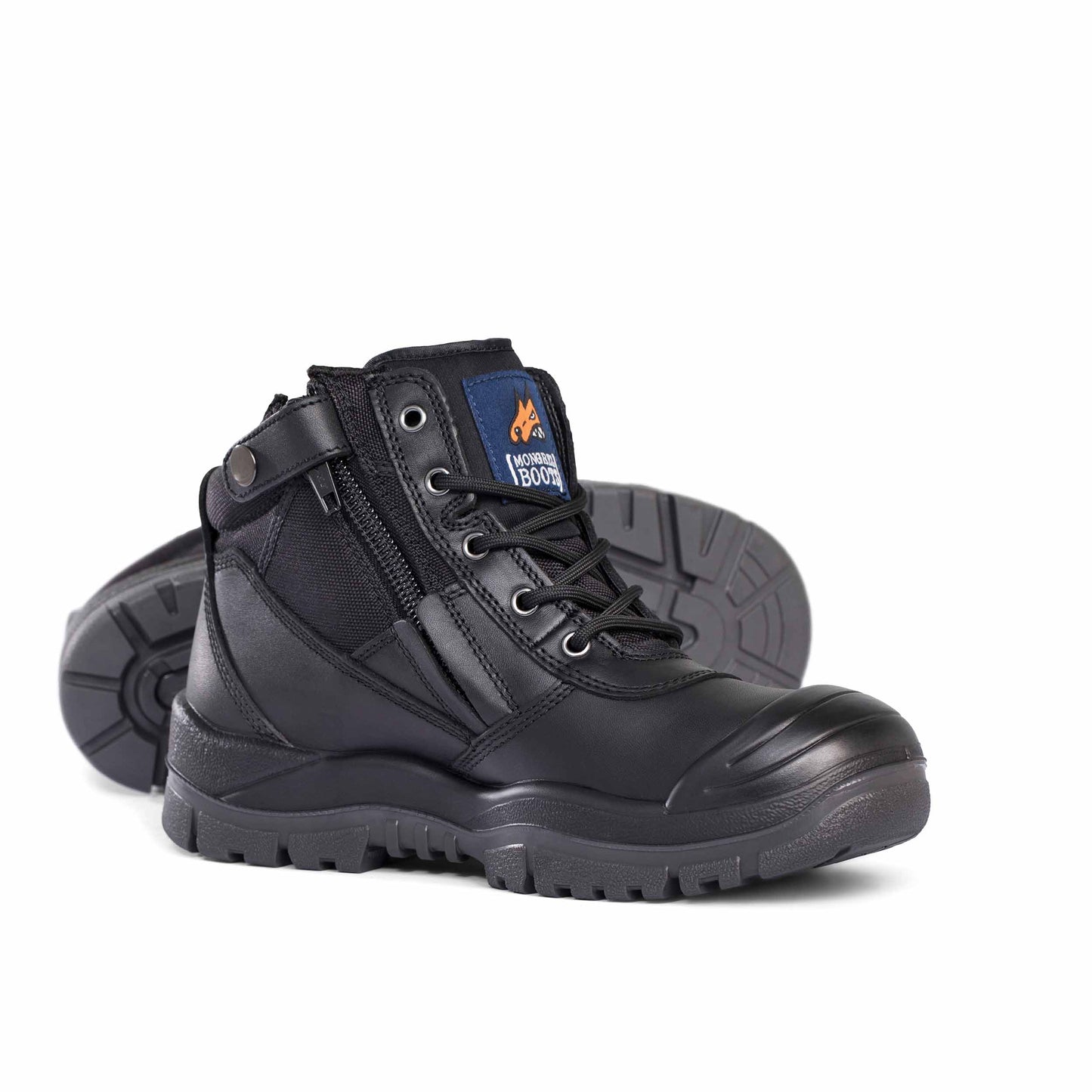 Mongrel 461020 Ankle Zip-Sided Safety Boot w/ Scuff Cap