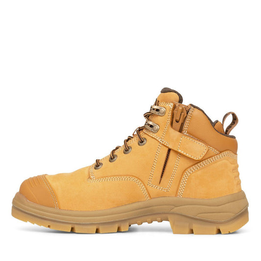 Oliver AT 55-330Z Series 130mm Zip Sided Boot - Wheat