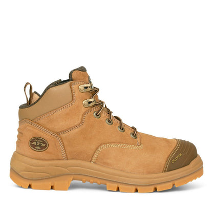 Oliver AT 55-350Z Series 130mm Zip Sided Boot - Stone