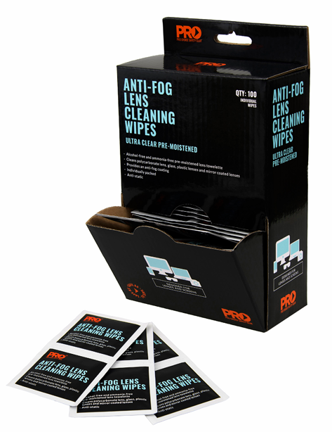 ProChoice Anti-Fog Lens Wipes 100 Pack 