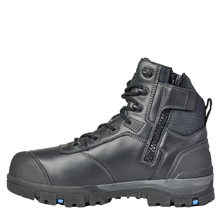 Bata Avenger Zip Sided Safety Boot - Black