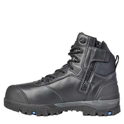 Bata Avenger Zip Sided Safety Boot - Black