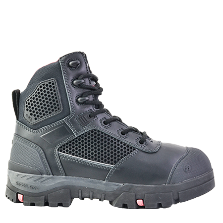 Bata Ladies Avenger Zip Sided Safety Boot - Black