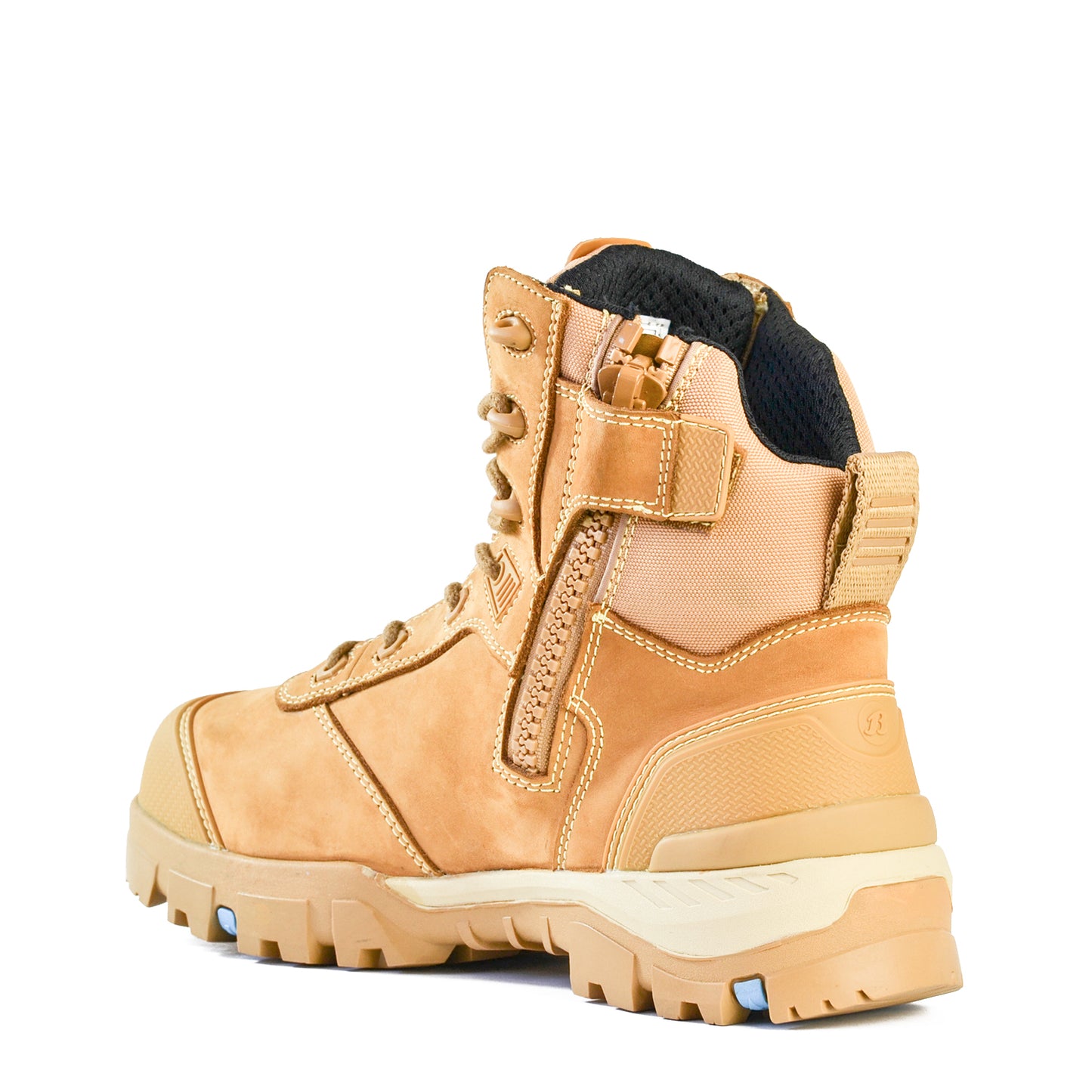 Bata Avenger Zip Sided Safety Boot - Wheat