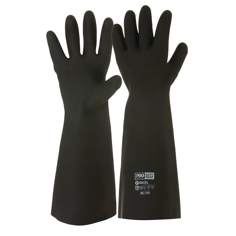 ProChoice Black Knight® 46cm Rubber Gloves  