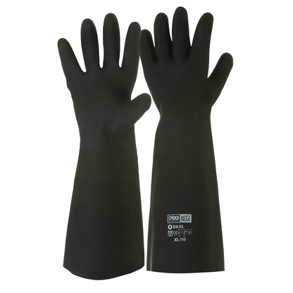 ProChoice Black Knight® 46cm Rubber Gloves  