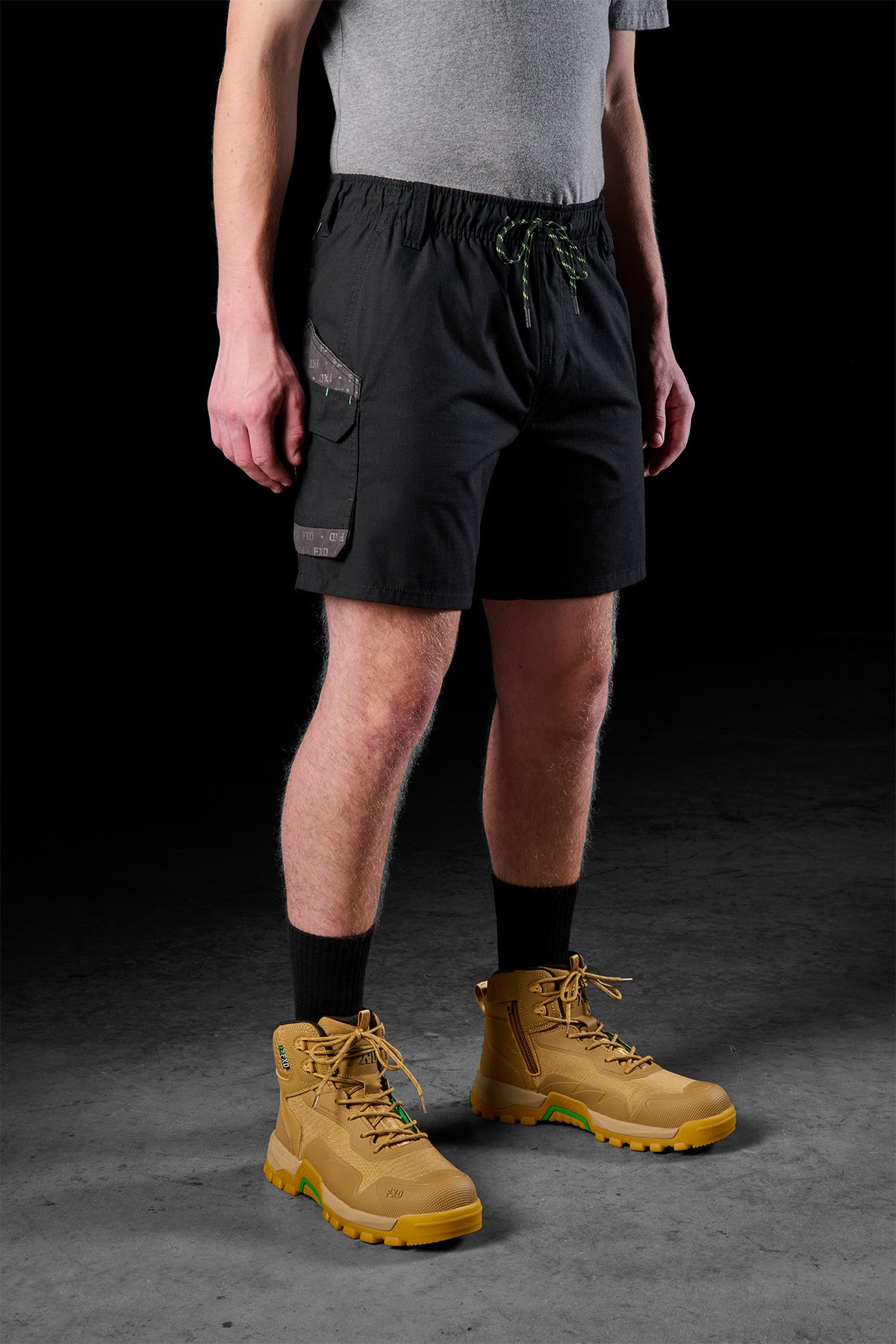 FXD WS-7 Elastic Waist Utility Work Shorts