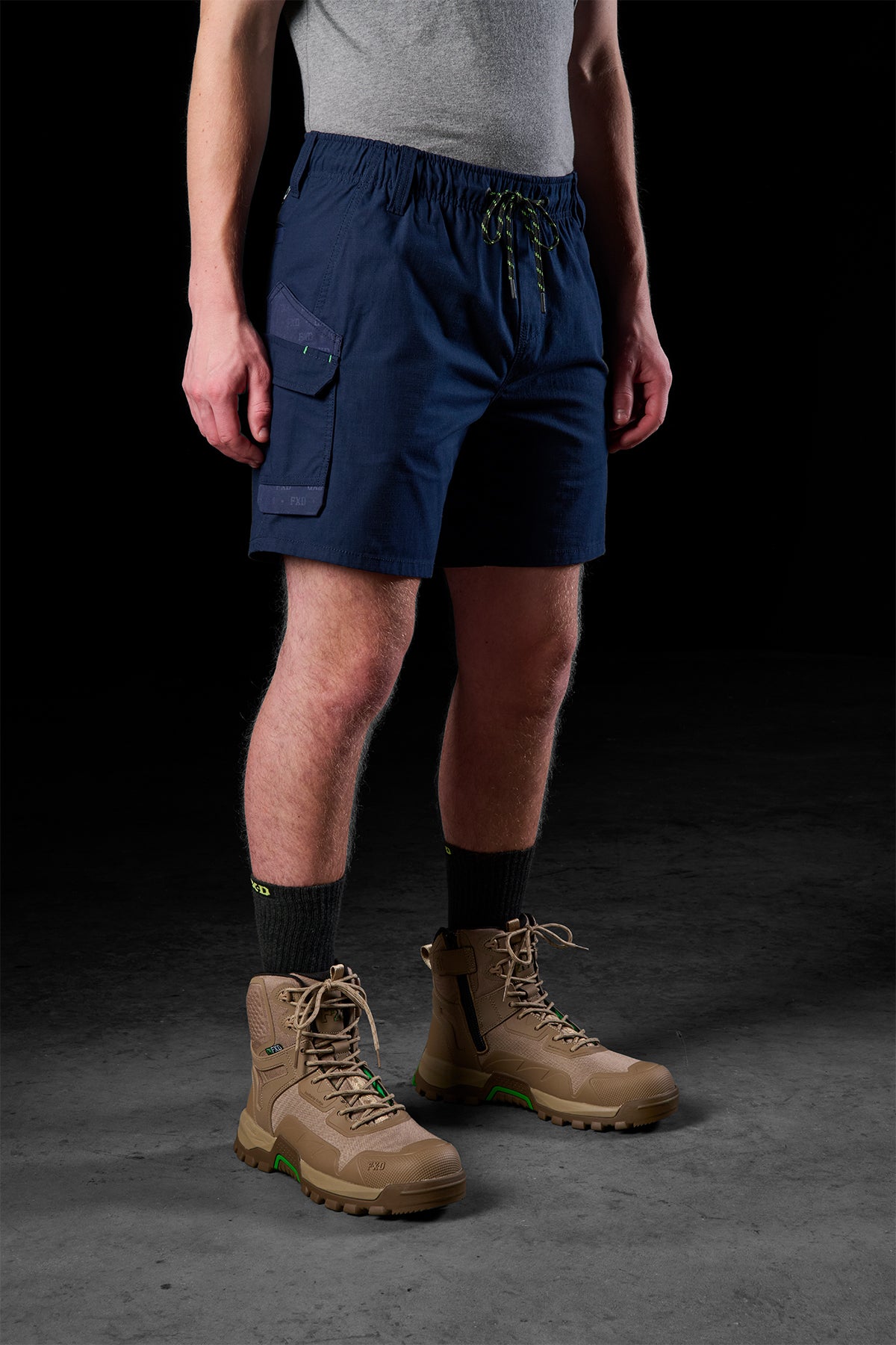 FXD WS-7 Elastic Waist Utility Work Shorts