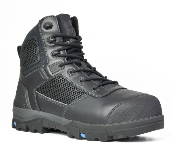 Bata Avenger Zip Sided Safety Boot - Black