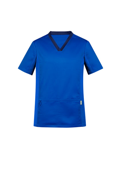 BizCare Men's Riley Stretch Scrub Top