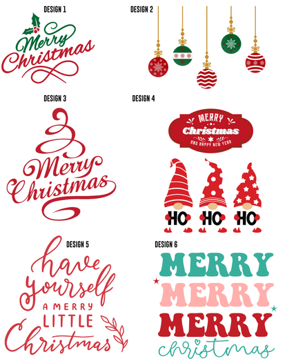 Customised Ladies Christmas Tee