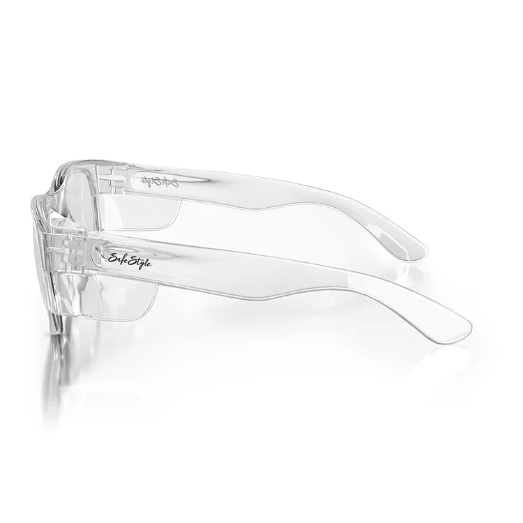 SafeStyle Classics Clear Frame Clear Lens Safety Spec