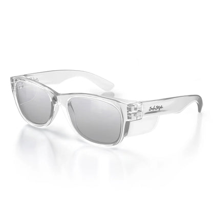 SafeStyle Classics Clear Frame Hybrid Photochromic Lens Safety Spec