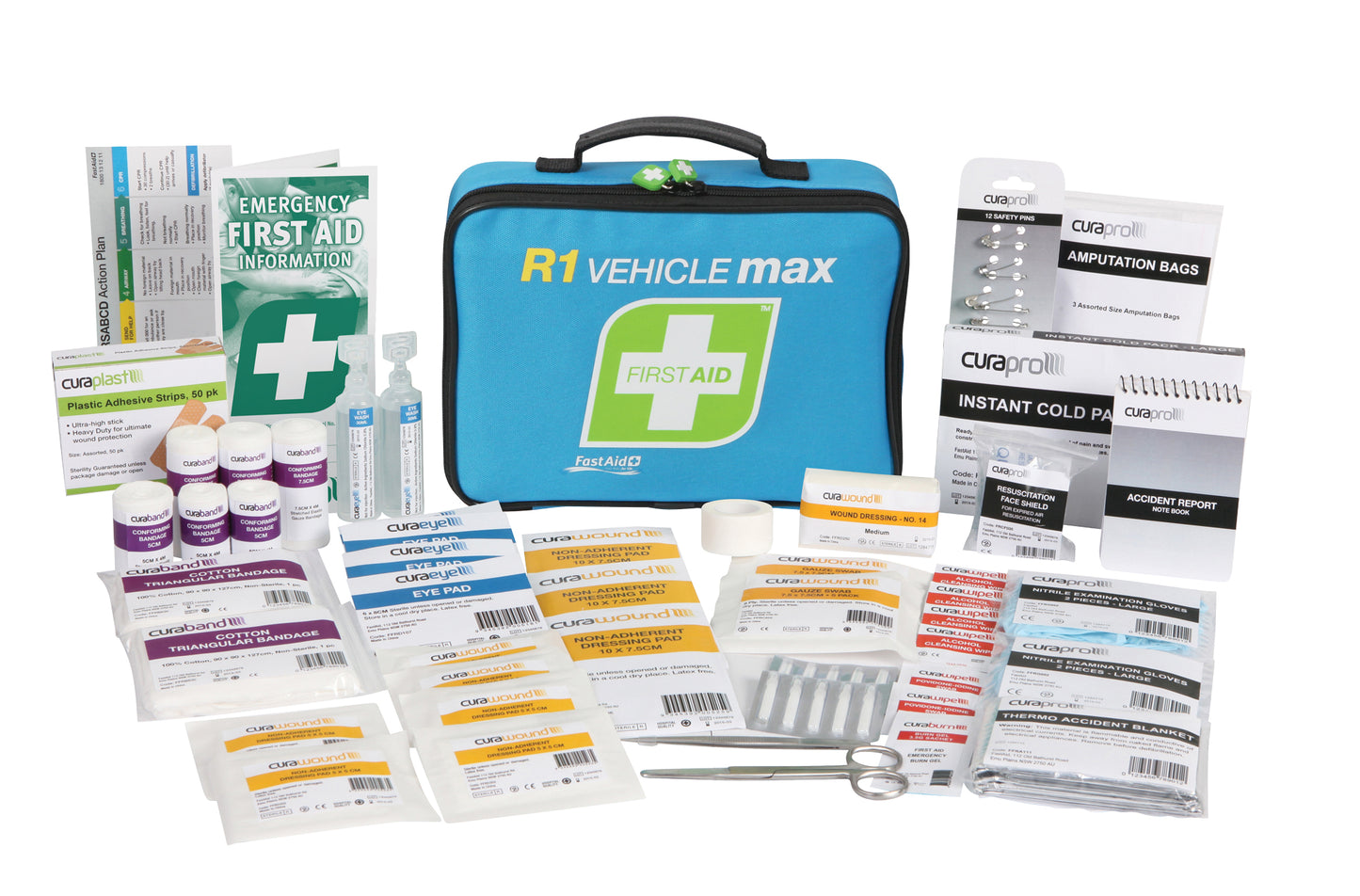 FastAid R1 Vehicle Max First Aid Kit - Soft Pack