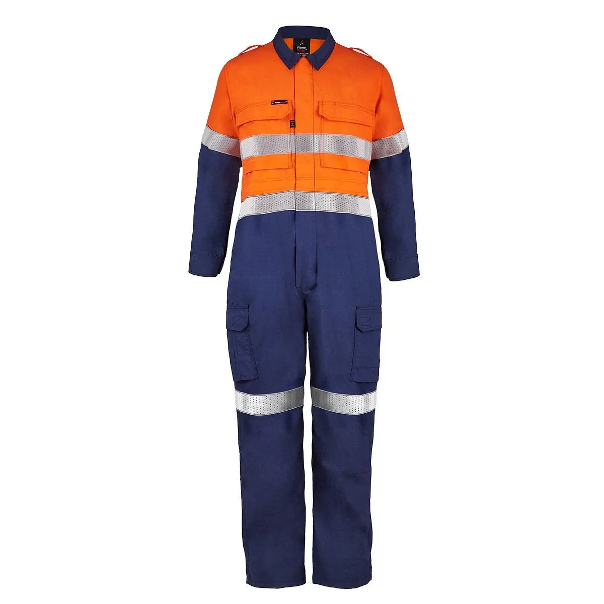 Flamebuster Men's HRC2 HiVis Long Sleeve Coveralls