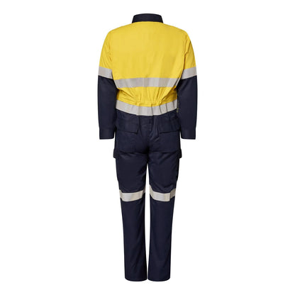 Flamebuster Men's HRC2 HiVis Long Sleeve Coveralls