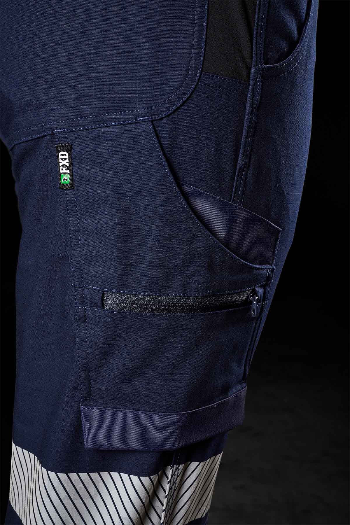 FXD WP-8WT Women's Taped Stretch Ripstop Cuffed Work Pant