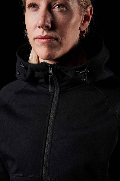 FXD WF-3W Women's Bonded Three-Layer Membrane Fleece Zip Hoodie